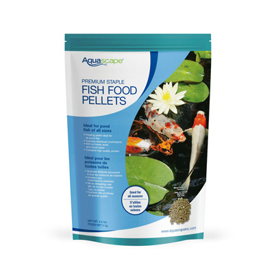 81052 Premium Staple Fish Food Mixed Pellets - 4.4 lbs / 2 Kg